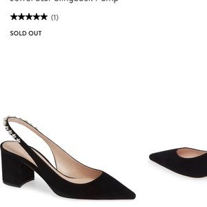 Mini miu Jewel Star Slingback pumps